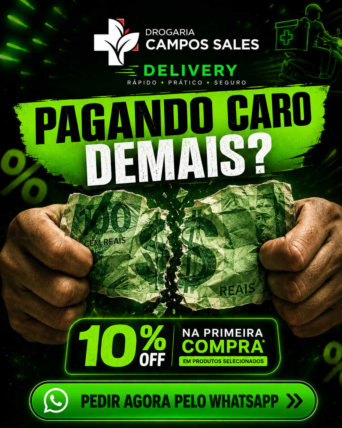 Desconto de 10% na primeira compra